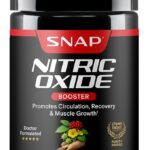 Snap Supplements Nitric Oxide Booster for Men & Women, 60 Vegan Capsules
