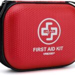 Mini First Aid Kit - 150 Piece Small Waterproof EVA Hard Shell Case