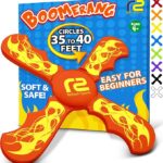 Boomerang for Kids - It Really Does Fly Back - Fun & Easy to Use Gifts for Boys & Girls - Best Toys for Ages 8-13 Gift Idea - Soft Foam Toy Stocking Stuffers for Kids 6 7 8 9 10 + Year Old Boy Gifts